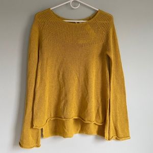 Mustard Yellow Layering Fall Sweater
